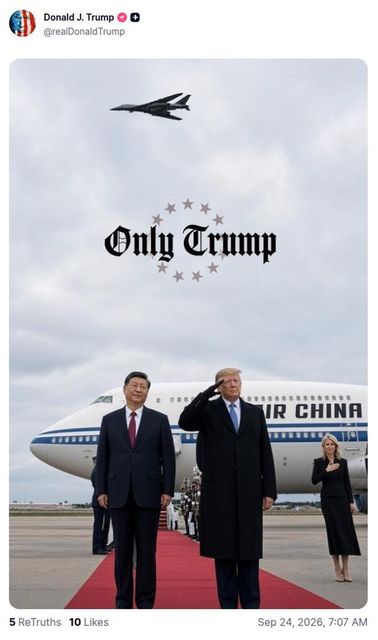 图片帖 · 「AIR CHINA」专机欢迎合成图