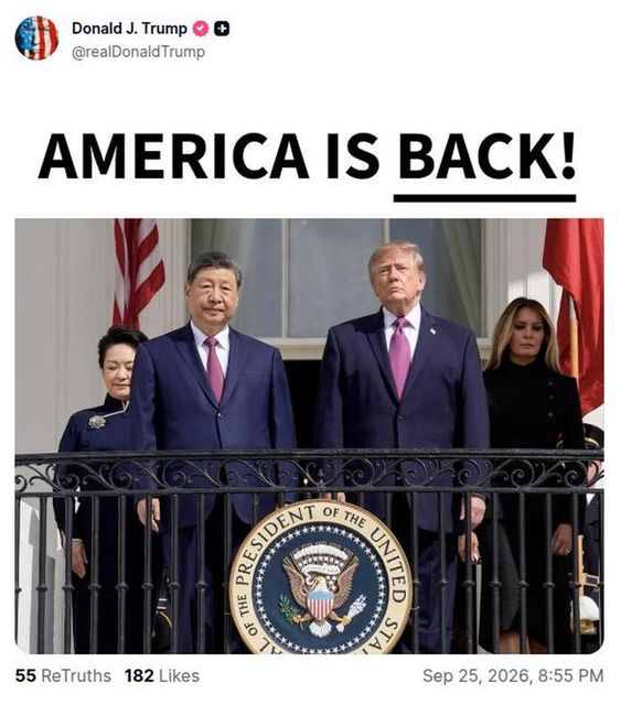 图文 · 「AMERICA IS BACK!」
